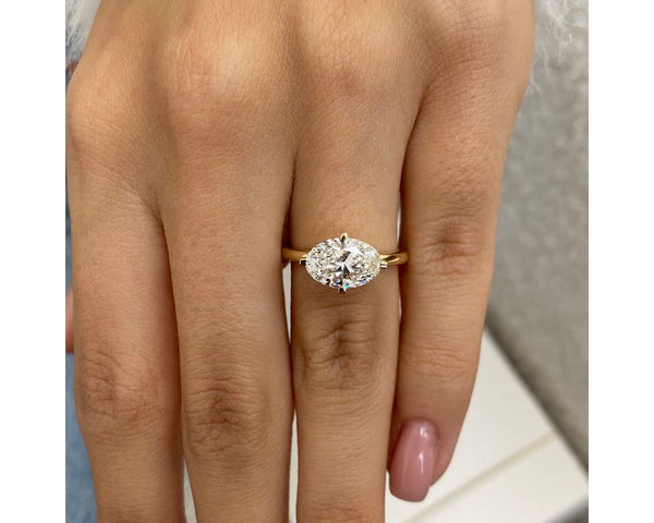 Myla - Oval Cut 1.60 Carat Diamond Engagement Ring