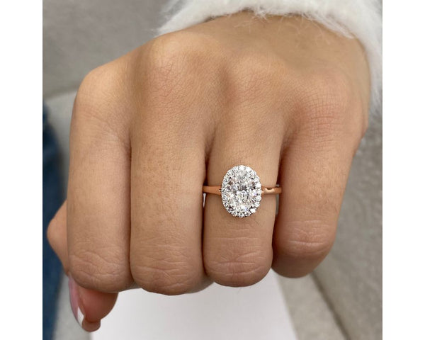 Mary - Oval Cut 1.35 Carat Diamond Engagement Ring
