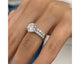 Catalina-set - Round Cut 2.60 Carat Diamond Engagement Ring
