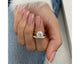 Daisy-set - Round Cut 2.70 Carat Diamond Engagement Ring
