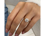 Daisy - Round Cut 2 Carat Diamond Engagement Ring