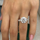 Kisa Engagement Ring 5.60 carat, 18K gold