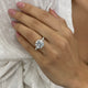 Kisa Engagement Ring 5.60 carat, 18K gold