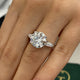 Kisa Engagement Ring 5.60 carat, 18K gold