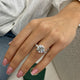 Kisa Engagement Ring 5.60 carat, 18K gold