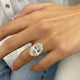 Nikas Engagement Ring 10.20 carat, 18K gold