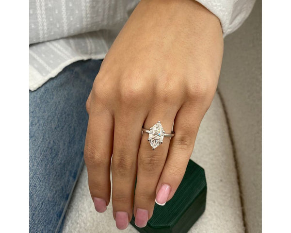 Kith - Marquise Cut 3 Carat Diamond Engagement Ring