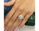 Gael - Round Cut 7.80 Carat Diamond Engagement Ring