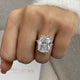 Nila Engagement Ring 10.80 Carat White Gold