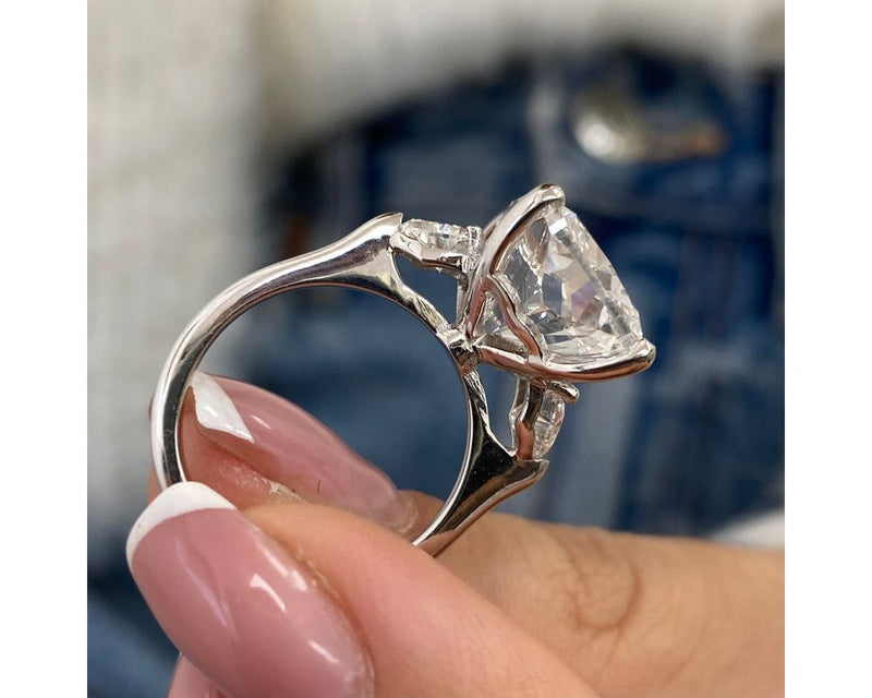 Nila - Cushion Cut 10.80 Carat Diamond Engagement Ring