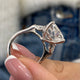 Nila Engagement Ring 10.80 Carat White Gold