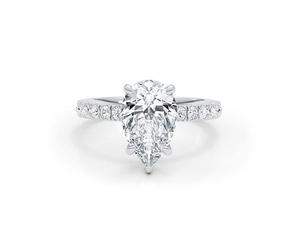 Yareli - Pear Cut 2.38 Carat Diamond Engagement Ring