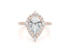 Journee - Pear Cut 2.55 Carat Diamond Engagement Ring,Diamond Ring,Anniversary Gift,Solid Gold Ring,Valentine Gift,Ring for Her,Birthday Gift