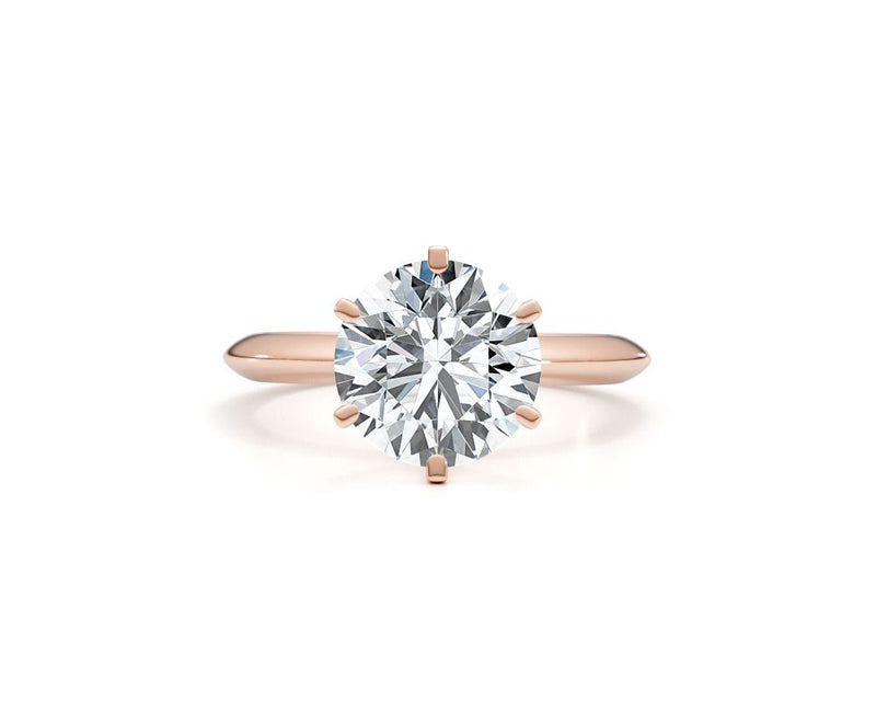 Daisy - Round Cut 2 Carat Diamond Engagement Ring