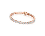 4.5mm - Round Cut 14 Carat Diamond Tennis Bracelet