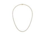 3mm - Round Cut 13 Carat Diamond Tennis Necklace