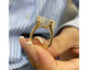 Milan - Emerald Cut 5 Carat Diamond Engagement Ring