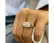 Milan - Emerald Cut 5 Carat Diamond Engagement Ring