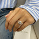 Miki Engagement Ring 3.45 Carat Rose Gold