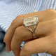 Miran Engagement Ring 10.10 Carat White Gold