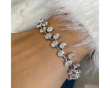 DN2384 - Oval Cut 15.07 Carat Diamond Tennis Bracelet