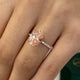 Ivanka Engagement Ring, Rose Gold 18K