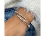 DN2540 - Baguette Cut 4.58 Carat Diamond Tennis Bracelet