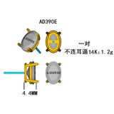 Diamond Stud Earring 3 ct TCW, Yellow Gold