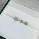 Solitaire Studs Heart Diamond Earrings 3 ct TCW , Yellow Gold 14K