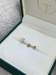 Solitaire Studs Emerald Diamond Earrings 2 ct TCW , Yellow Gold 14K