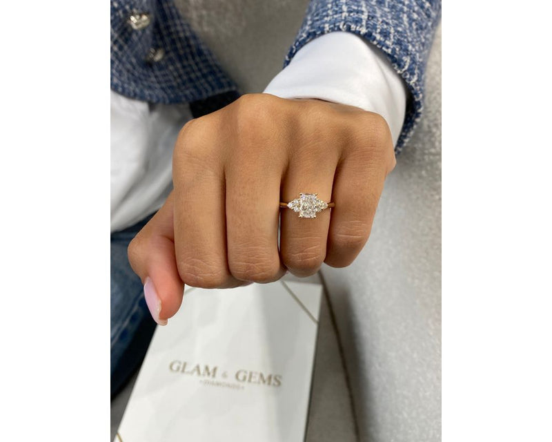 Carmen - Radiant Cut 1.20 Carat Diamond Engagement Ring