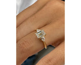 alondra - Emerald Cut 1.30 Carat Diamond Engagement Ring