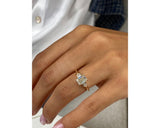 alondra - Emerald Cut 1.30 Carat Diamond Engagement Ring