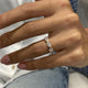 Diamond 3 Stone Ring 1.11 Carat Rose Gold 14K
