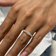 Diamond Pave Ring 0.82 Carat Rose Gold 14K