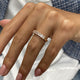 Diamond 7 Stone Ring 0.98 Carat Rose Gold 14K