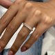 Diamond 7 Stone Ring 0.98 Carat Rose Gold 14K