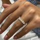 Diamond 7 Stone Ring 1.32 Carat Yellow Gold 14K