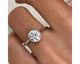 1386|Zanetta - Solitaire Round Diamond Ring 1 ct TCW , White Gold 18k