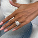Nicolett Engagement Ring 2.85 Carat White Gold