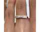 3 Stone Baguette Diamond Ring 0.68 ct TCW , Rose Gold 14K