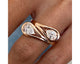 Solitaire Pear Diamond Ring 1.12 ct TCW , Rose Gold 14K