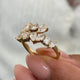 Diamond Solitaire Ring 1.51 Carat Yellow Gold 14K