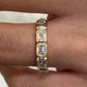 Diamond 5 Stone Ring 1.16 Carat Yellow Gold 14K