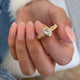 Diamond Bezel Ring 0.55 Carat Yellow Gold 14K