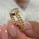 Diamond Bezel Ring 0.55 Carat Yellow Gold 14K