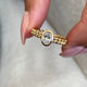 Diamond Bezel Ring 0.55 Carat Yellow Gold 14K