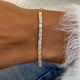Diamond Tennis Bracelet 1.79 Carat Yellow Gold 14K