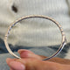 Bangle Emerald Diamond Bracelet 1.90 ct TCW , White Gold 14K