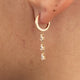 Drop Pear Diamond Earrings 0.54 ct TCW , Rose Gold 14K